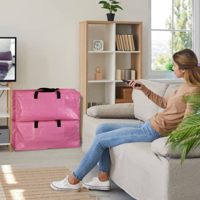 ורוד כחול WORKPRO 6 חבילות תיקי אחסון כבדים במיוחד עם רוכסנים וידיות נשיאה רצועות תרמיל אִחסוּן L40Z142