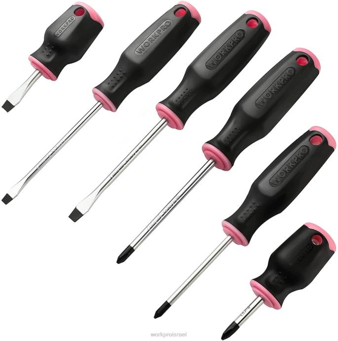וָרוֹד WORKPRO סט מברגים מגנטיים 6 יחידות כְּלִי L40Z244