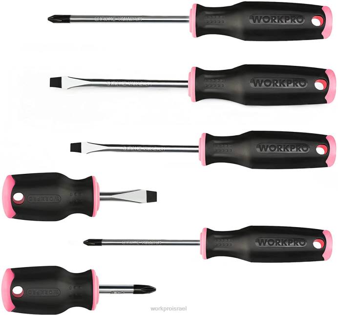 וָרוֹד WORKPRO סט מברגים מגנטיים 6 יחידות כְּלִי L40Z244