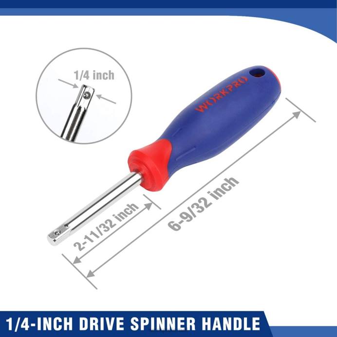מורדן WORKPRO סט שקעים, סט שקעי כונן של 70 יחידות עם מחגר לשחרור מהיר, מטרי וסייג כְּלִי L40Z308