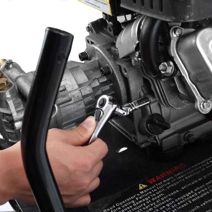 מורדן WORKPRO סט שקעים, סט שקעי כונן של 70 יחידות עם מחגר לשחרור מהיר, מטרי וסייג כְּלִי L40Z308