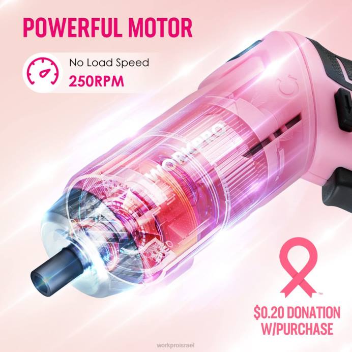 וָרוֹד WORKPRO סט כלים 75 יחידות, מברג אלחוטי מסתובב 3.7 וולט, וערכת כלים ביתית כְּלִי L40Z260