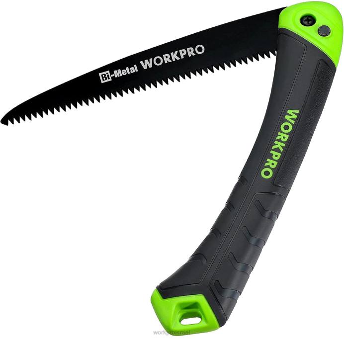 מוֹעִיל WORKPRO מסור מתקפל מסור גיזום ידני קומפקטי עם נעילת כפתור לחיצת להב 7 אינץ' כְּלִי L40Z270