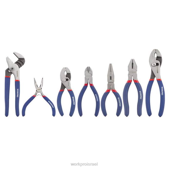 חָדָשׁ WORKPRO סט צבת רב תכליתי 7 יחידות לשימוש עצמי וביתי כְּלִי L40Z63
