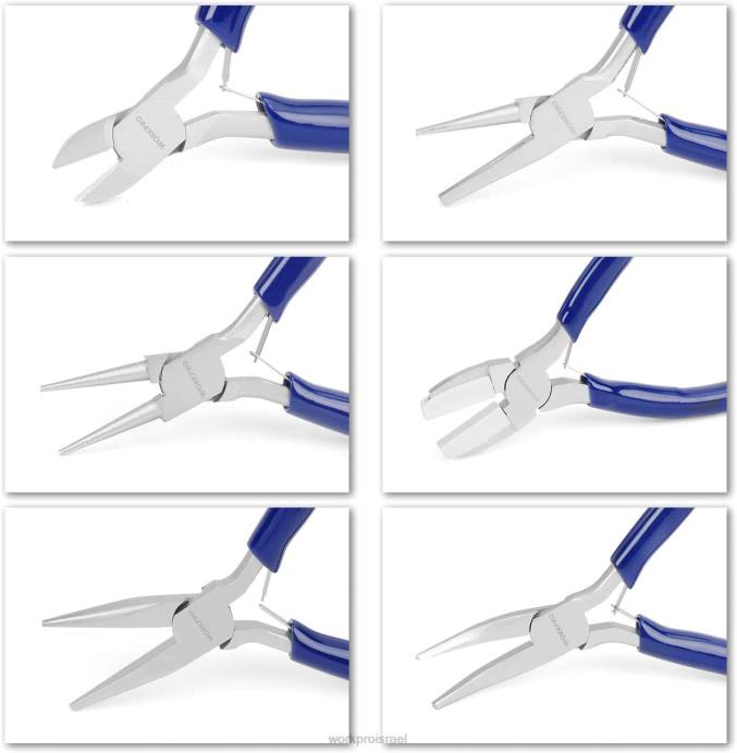מוֹעִיל WORKPRO סט צבת תכשיטנים 7 יחידות עם נרתיק נשיאה קל כְּלִי L40Z78