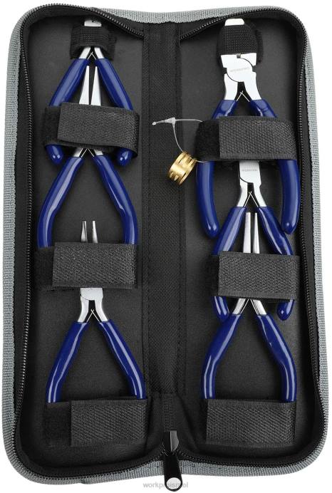 מוֹעִיל WORKPRO סט צבת תכשיטנים 7 יחידות עם נרתיק נשיאה קל כְּלִי L40Z78