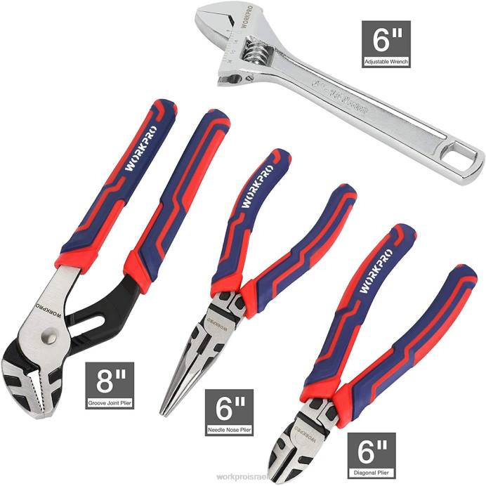 מורדן WORKPRO סט כלים למכניקה 87 יחידות, ערכת כלי עבודה ידניים עם ארגז כלים לאחסון כְּלִי L40Z305
