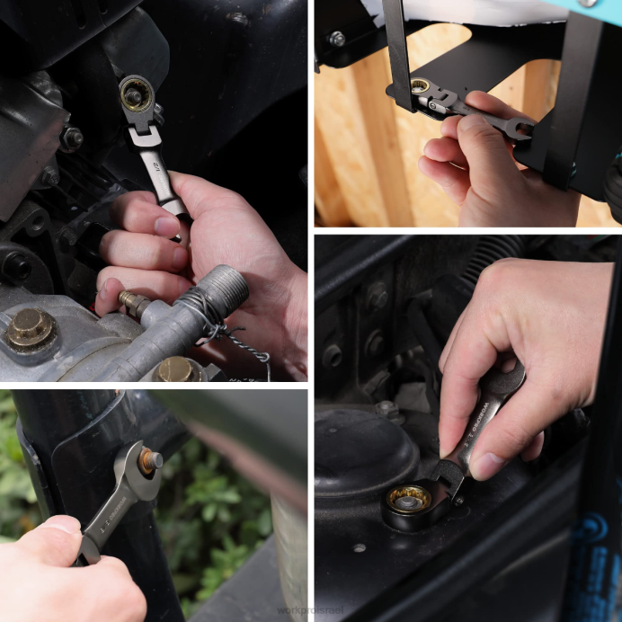 חָדָשׁ WORKPRO 8 יחידות סט מפתחות שילוב עם ראש גמיש קשוח כְּלִי L40Z82