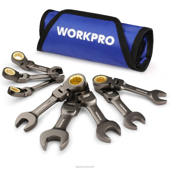 חָדָשׁ WORKPRO 8 יחידות סט מפתחות שילוב עם ראש גמיש קשוח כְּלִי L40Z82