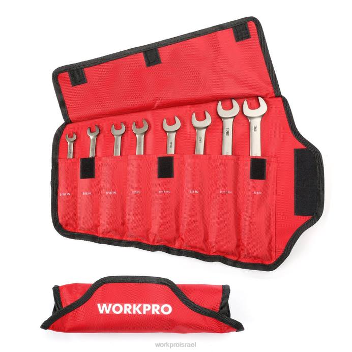מוֹעִיל WORKPRO 8 יחידות מפתח ברגים משולב ראש גמיש עם תיק ארגונית כְּלִי L40Z86