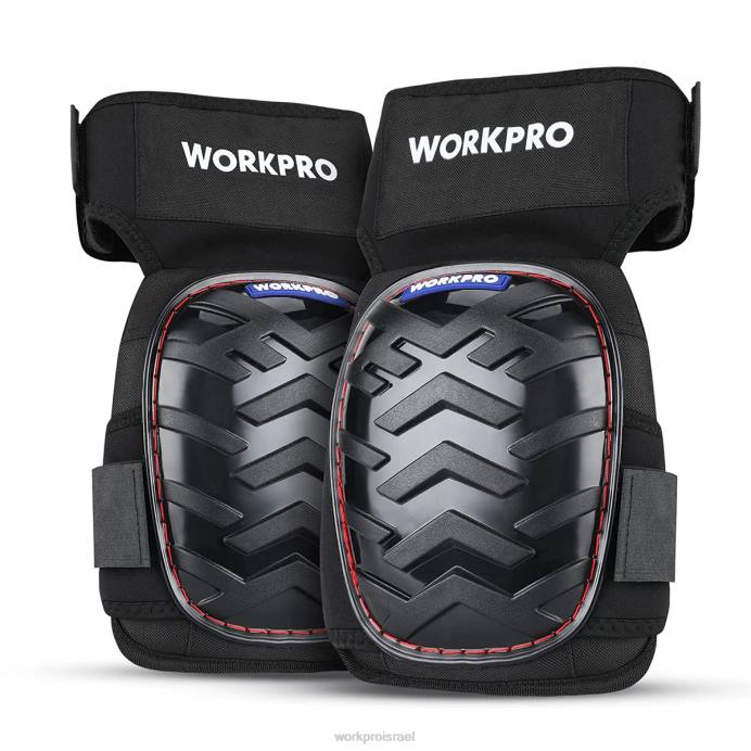 מורדן WORKPRO מגני ברכיים ג'ל עם רצועות נגד החלקה, מגני ברכיים מקצועיים לעבודה כְּלִי L40Z129