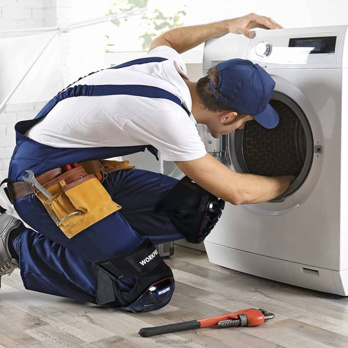 מורדן WORKPRO מגני ברכיים ג'ל עם רצועות נגד החלקה, מגני ברכיים מקצועיים לעבודה כְּלִי L40Z129