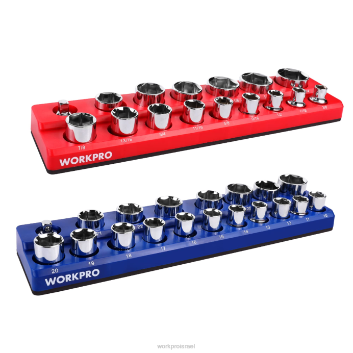 חָדָשׁ WORKPRO סט ארגוני שקעים מגנטיים כְּלִי L40Z131