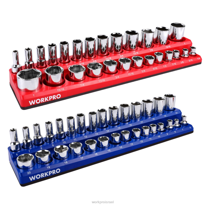 חָדָשׁ WORKPRO סט ארגוני שקעים מגנטיים כְּלִי L40Z131