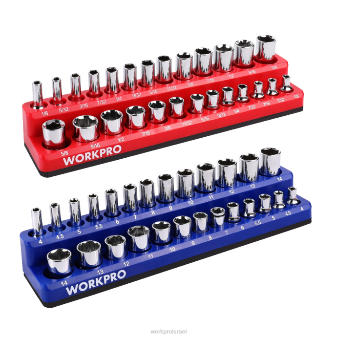 חָדָשׁ WORKPRO סט ארגוני שקעים מגנטיים כְּלִי L40Z131