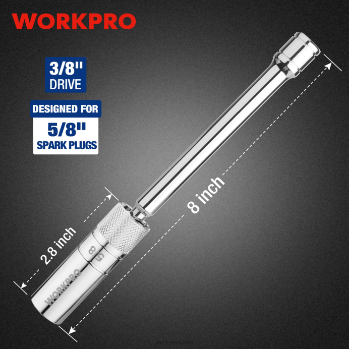 מורדן WORKPRO מצת מסתובב מגנטי עם שקע קיר דק כְּלִי L40Z146