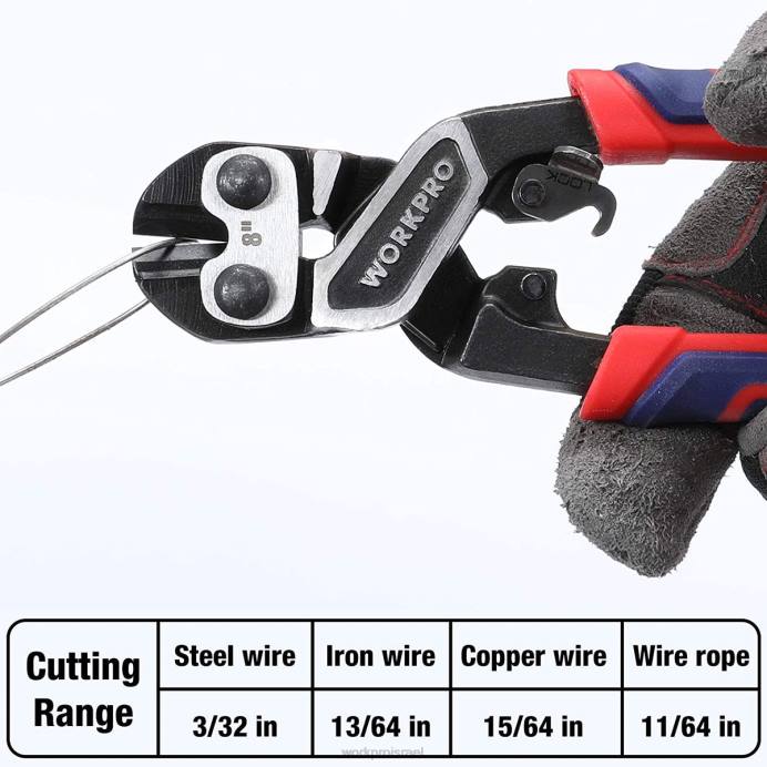 מורדן WORKPRO חותך בריח מיני עם מנעול אבטחה ומינוף יעיל יותר כְּלִי L40Z154