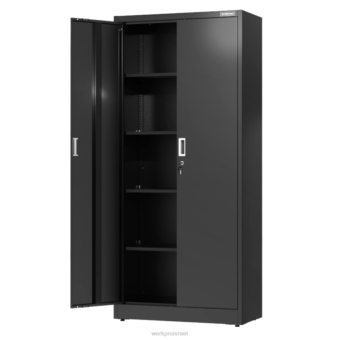מורדן WORKPRO ארון אחסון, ארונות מוסך מתכת עם דלתות ומדפים אִחסוּן L40Z22