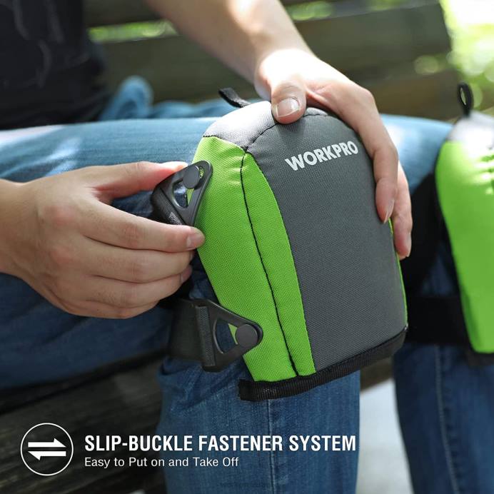 מוֹעִיל WORKPRO מגני ברכיים לריצוף גינה עם ריפוד קצף כְּלִי L40Z272