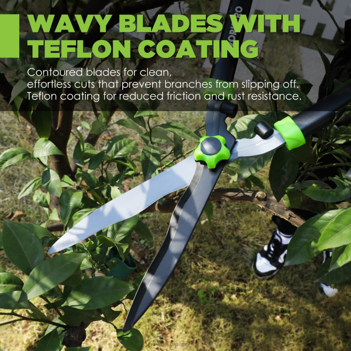 חָדָשׁ WORKPRO מזמר גידור ידני עם להב גלי וידית נוחה ארגונומית כְּלִי L40Z287