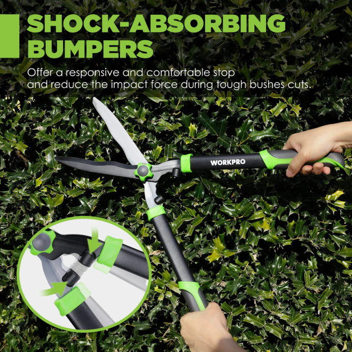 חָדָשׁ WORKPRO מזמר גידור ידני עם להב גלי וידית נוחה ארגונומית כְּלִי L40Z287