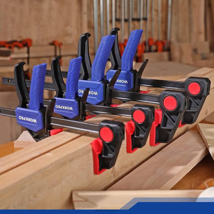 חָדָשׁ WORKPRO מהדקי בר לעיבוד עץ, כובע של 150/300 פאונד כְּלִי L40Z121