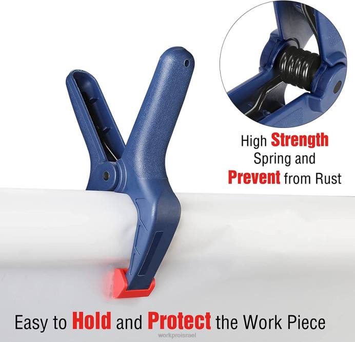 כְּחוֹל WORKPRO סט קפיצי ניילון 16 יחידות לאולפני צילום לעיבוד עץ ולעבודות עשה זאת בעצמך כְּלִי L40Z119