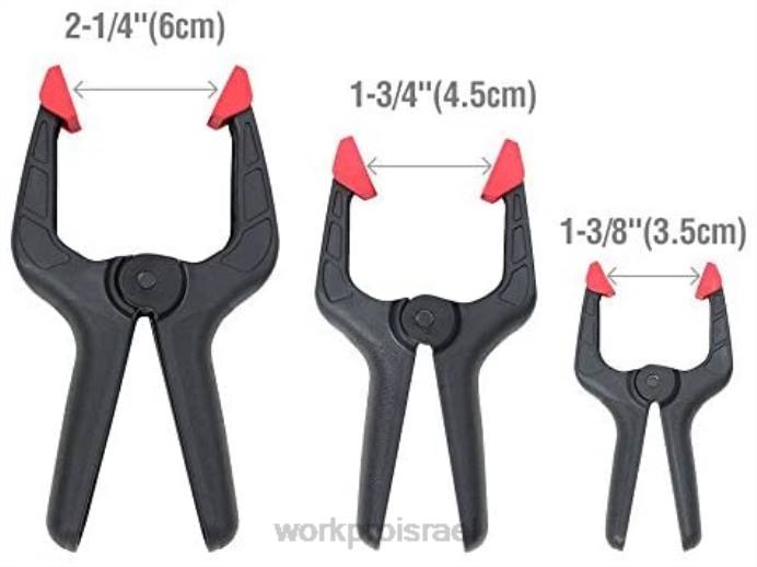 מורדן WORKPRO סט מהדק קפיצי ניילון 16 יחידות לעיבוד עץ, סטודיו לצילום ועבודות עשה זאת בעצמך כְּלִי L40Z125