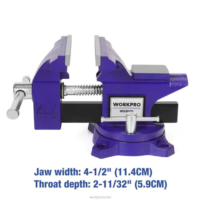 מוֹעִיל WORKPRO סגן מלחצי ספסל לשולחן עבודה כְּלִי L40Z113