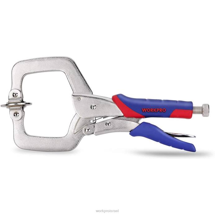 מורדן WORKPRO מהדק פנים מהדק חור כיס מתכת לעיבוד עץ וחור כיס לנענע כְּלִי L40Z116